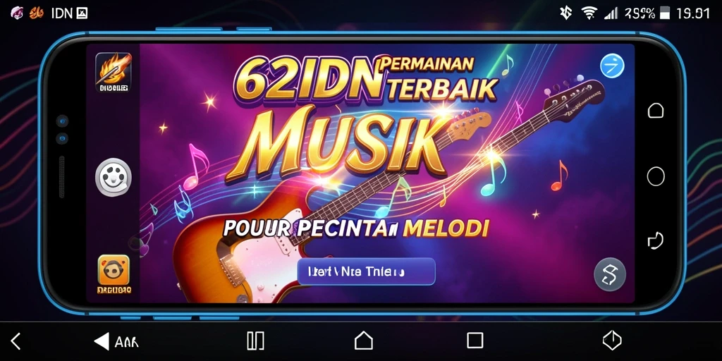 Tampilan gameplay 62IDN yang interaktif dan penuh musik.