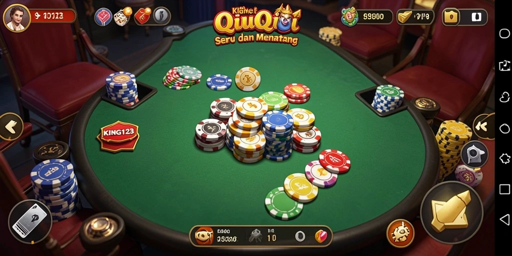 Gameplay KING123 menunjukkan keseruan bermain QiuQiu.